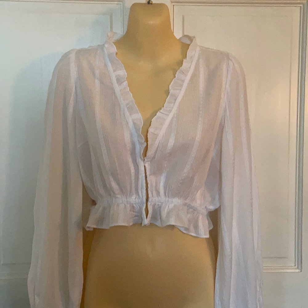 Grade & Gather Boho Cover Top Sz M